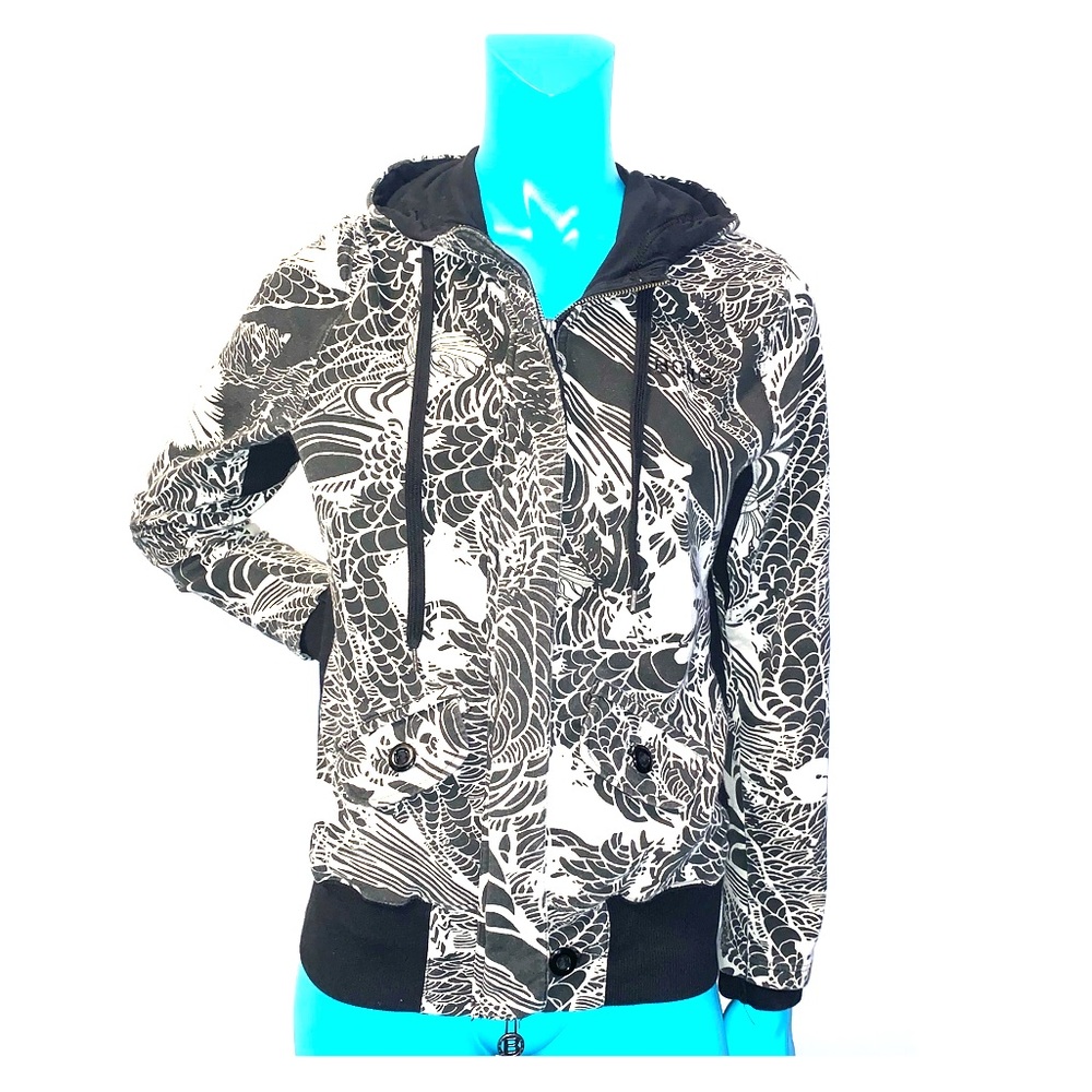 BCBG floral jacket- like new - M